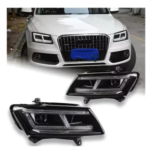Q5 Upgrade Headlights for Audi Q5 Front Lamps Assembly LED Auto Headlamps DRL Signal Projector Lens Lights Modified