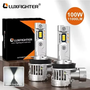 Q66 Series Vehicle LED Auxiliary Light Plug and play Retrofit Light 11000Lm H4 H7 H11 Universal Fitment 6500K Cool White 1PCS
