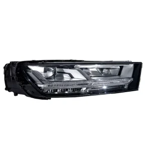 Q7 Car Fitment 12V Modified Low Profile Headlight Assembly Raised Height LED Daytime Running Lights Turn
