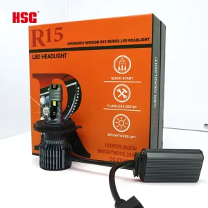 R15 LED Car Headlight High Efficiency Energy Saving Auto Exterior Light