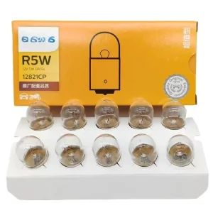 R5W 12821 12V R10W 12814 E1 G18 BA15s Universal Fit Tail Light Replacement Car Light Bulb