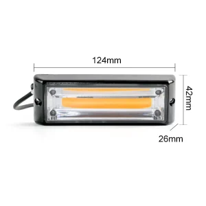 RCJ 10W LED Work Light 12V 24V Car Warning Signal Light Bars Auto Exterior Lighting Accessories for Vehicle Truck SUV RCJ Truck