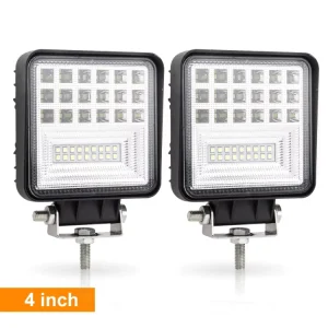 RCJ 12V 108W Super Bright IP67 Waterproof Flashing LED Work Light Daytime Running Light Truck Car Aluminum Body 50000+ Hours