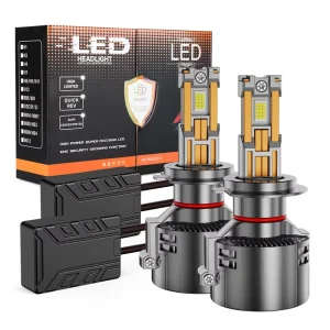 RCJ ET185W 18500LM H4 H7 H11 9005 9006 LED Headlights 6000K Color Aluminum LED Light Bulb Car LED Lights H7 LED Headlight
