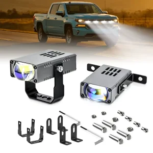 RGB 12V LED Front Grille Light External Waterproof 10000 Lumens 3000K 6000K Off Road Vehicle Truck Auto
