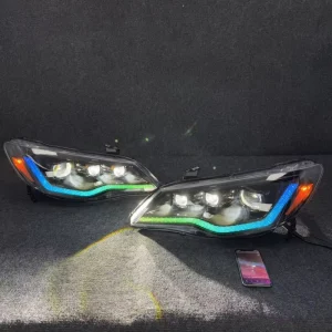 RGB 2005-2012 Hon da Octagon civ ic FD2 LED Headlight Assembly Modification Seven Colors RGB