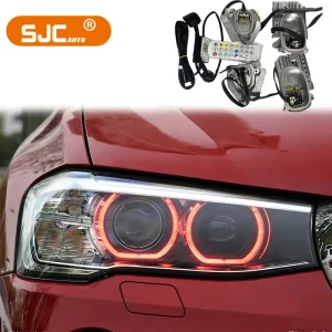 RGB DRL Module For BMW X3 F25 X4 F26 LCI LED Headlight Multi Color CSL DRL LED Module Set APP Control Car Parts