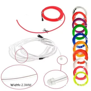 RGB LED Strip Light with RCA Connector for Car Interior Decorative Ambient Lamp Projector Monitor & DVD Player for HDTV Computer