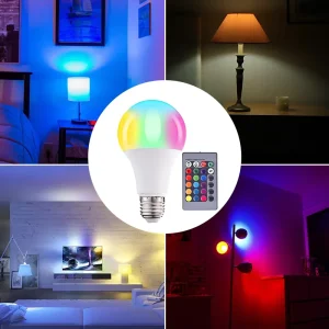 RGB Light Bulb Smart RGB Connect with Mobile Phone Smart LED Intelligent Led RGB Small Colored Led Bulb