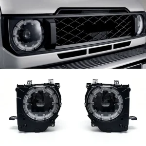 RGB Multi Color LED Headlight For Toyota Land Cruiser LC70 LC76 + APP Control Full LED Headlamp with DRL