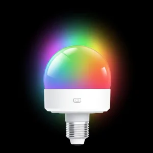 RGB Rechargeable LED Smart Bulb with Remote Control Emergency Lighting for Smart Home DC Power Supply