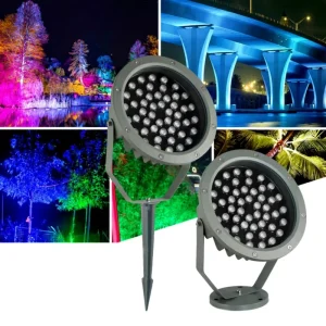 RGB Spotlight Aluminum Outdoor IP65 Waterproof Landscape Garden Tree Light