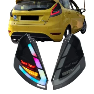 RGB TAIL LIGHTS Factory LED Tail Light Waterproof Car Rear Lamp for Ford Fiesta