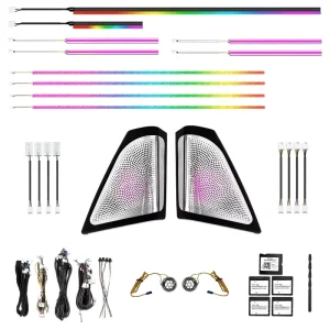 RHD F10 Ambient Light LED Strip for BMW 5 Series Interior LED Light Accessories Tweeter Cover Lights