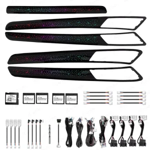 RHD ICarsin Upgrade 256 Colors Symphony Car Interior Ambient Lighting for Volkswagen Golf 7 7.5 Trim Accessories