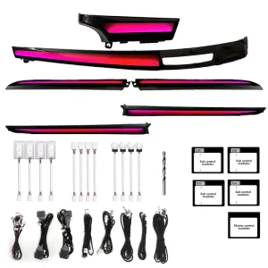 RHD/LHD Car Ambient Light Kit for Lancer EX Models Interior Dynamic 64 Color Symphony 12V LED Ambient Lighting