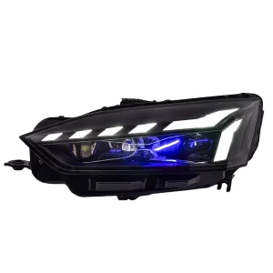 RS5 Style Dynamic DRL Bi LED Projector Headlight For Audi A5 F5 Sequential Turn Signal Canbus Plug and Play Auto Parts