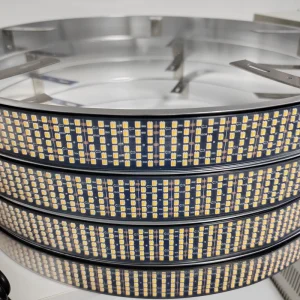 Ready to Ship 17in 6 Row Yellow White Intelligent Stylish Wheel Lighting Kit for Truck Off road SUV ATV