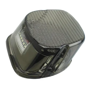 Rear LED Flashing Tail Light Smoke Lens Running Light for Touring Dyna Road King Electra Glide Street