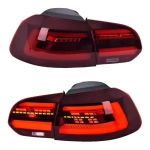 Rear Lamp for Volkswagen VW Golf 6 MK6 R20 Tail Light LED Taillight Upgrade Golf 8 LED Rear Lamp