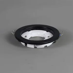 Recessed GX53 Lamp Fitting Flush Mount Ceiling Bracket Kit for LED Spotlights & Downlight Fixtures