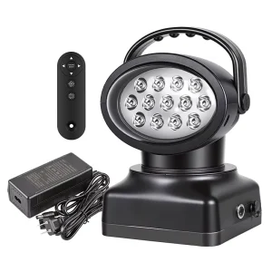 Rechargeable 50W LED Magnetic 4×4 Spotlights 12V Remote Control Strobe IP66 Waterproof Go Light for Truck Off-road Boat