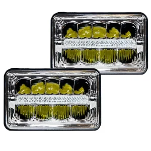 Rectangular LED Truck Headlights 4x6inch Spot Light Work Light