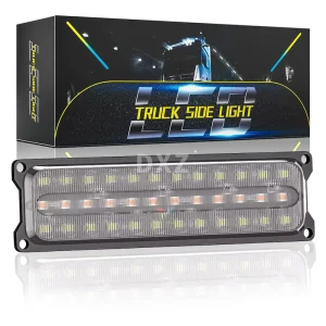 Red Amber LED 12 24V 36W Waterproof Light Bar Universal Fit Trailer Tail Lights Kit Strobe Flashing DRL Flow Turn Signal