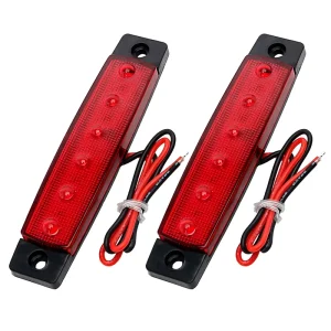 Red Car Brake Lamps 12 SMD LED 12V Auto Lights Car Turn Signal Lights Car Styling