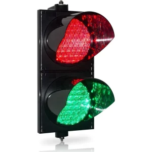 Red Green Stop Warning Light Traffic Signal Light PC Housing Waterproof IP65 Industrial LED Traffic Light