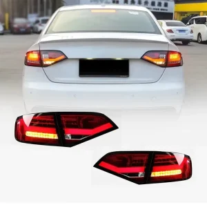Red LED 12V 8000 Lumens 6000K Car Tail Light Turn Signal Brake Light for Audi A4L B8