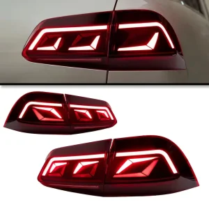 Red LED Car Tail Lights Brake Light Plug and Play for Volkswagen Touareg Taillights