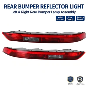 Red LED Left Rear Fog Light Assembly Direct Fit Replacement Spare Parts for BYD Qin L DM-i Intelligent Driving Edition