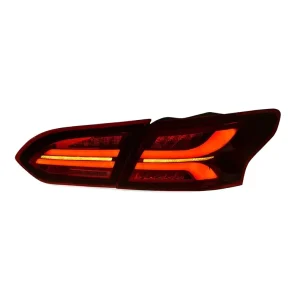 Red LED Modification Taillamp Rear Light for Focus Three-Box