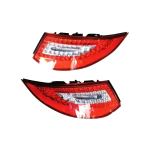 Red Lens LED Taillight Modified Tail Lamp with Running Lights Turn Signal Brake Reversing Light for 997.2