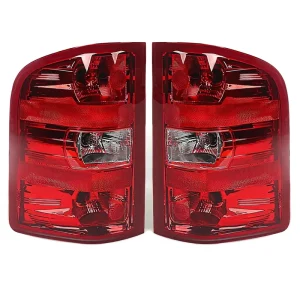 Red Trim Tail Lights Assembly 25877455 for Chevy Silverado 1500 2500 3500 HD