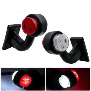 Red White Double Side 12 24V Truck Car styling Tail Indicator Light Car LED Side Marker Light Car Accessories