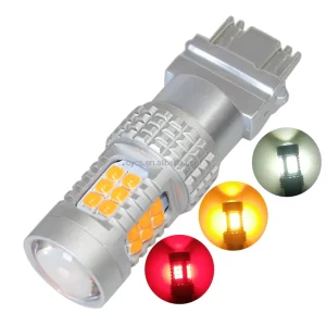 Red White Yellow 3157 30led 3030 30smd Car Led Brake Light Car Lighting System CANBUS Anti Hyper Flash Turn Signal Running Light