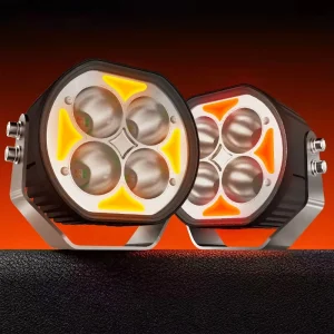 Remote Color Grading Penetrating Amber Offroad Fog SUV Truck Pod Spot Light 5 Inch 4×4 Driving LED Road IP67 Waterproof 72W