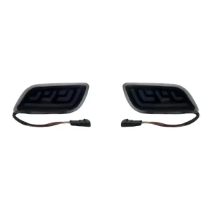 Replacement Golf Cart Rear Bumper LED Brake Light Fog Light Flowing Turn Signal 12V 15W for Club Car DS Series