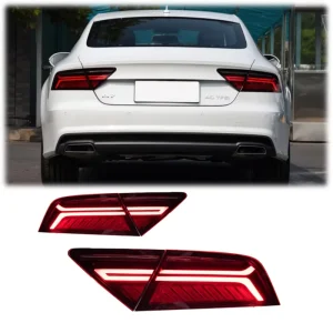 Replacement LED Tail Light Assembly for Audi A7 C7 Waterproof Plug Play with DRL Brake Reverse Lights
