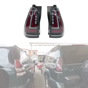 Replacement LED Tail Lights Sequential Rear Lamps Taillights for 4th Gen Toyota 4Runner Hilux Surf