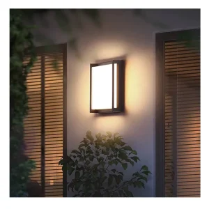 Replacement Waterproof LED Light Heads 2 Year Warranty for Modern Aluminum Polycarbonate Outdoor Rectangular Wall Mount Light
