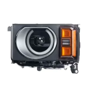 Retro Angel Eye LED Head Lamp for Toyota Prado LC250 Car Modified DRL Dynamic Turn Signal Front Light Assembly