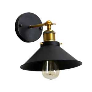 Retro Industrial LED Iron Indoor Decorative Wall Light for E27 E26 Bulb Base