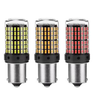 Reverse Car LED Turn Signal and Brake Lights 1156 144 SMD 3014 High Brightness 12V for Audi Models OEM Brand