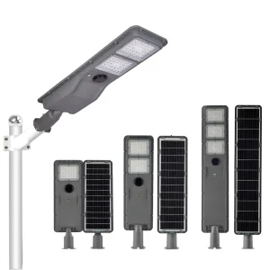 Roads Highway Die Cast Aluminum IP65 10W 15W 20W Municipal Project Integrated All in One LED Solar Street Light