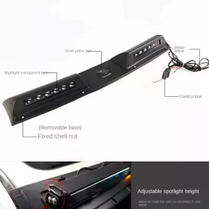 Roof Top Light Bar with LED DRL for Toyota Land Cruiser LC200 Other Exterior Accessories
