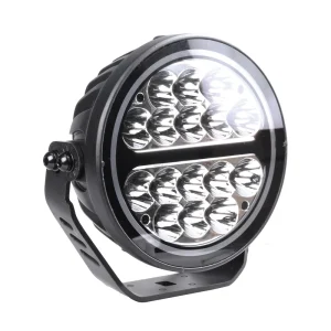 Round 80W LED Auxiliary Driving Light Truck Tractor Waterproof 7 Inch Off Road Round Driving Lights