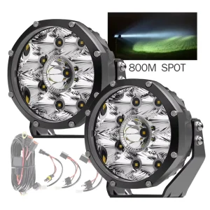 Round LED Offroad Lights ATV UTV 4X4 Off Road LED Car Lamp Spot 5 Inch LED Pod